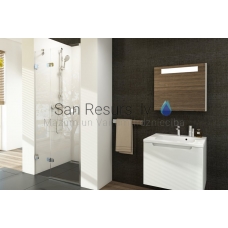 Ravak shower door Brilliant BSD2 100 chrome + Transparent L/R