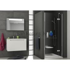 Ravak shower door SmartLine SMSD2 110 chrome + Transparent L/R 