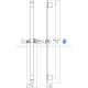 Dušas statīvs ar regulējamu turekli 90 cm Ravak 973.00