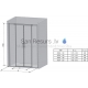 Ravak shower door Matrix MSD4 140 white + Transparent