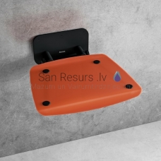Ravak shower seat OVO-B II-ORANGE/BLACK