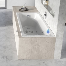 Ravak taisnstūra akrila vanna Chrome Slim 150x70