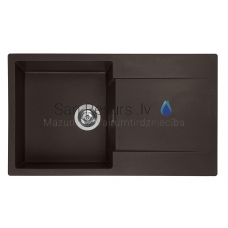 Reginox akmens masas virtuves izlietne Amsterdam 10 Dark Chocolate 86x50cm