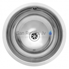 Reginox nerūsejošā tērauda virtuves izlietne Carbbean  (L) D=390mm