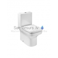 Tualetas Dama Compact, 360x600 mm, universalus lizdas, baltas