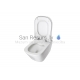 Toilet The Gap Rimless, wall-mounted, 350x540 mm, white