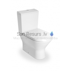 Tualetas Nexo Compact, 360x615 mm, universalus lizdas, baltas