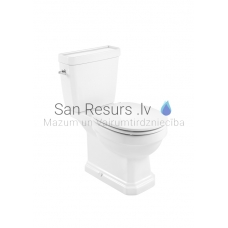 WC Carmen Rimless, 370x670 mm, universalus lizdas, baltas