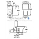 Cistern Nexo Compact, dugno jungtis, balta