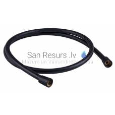 Rubineta dušas pievads 150cm PVC CON/CON (360⁰) (BK)