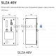 SANELA coin and token machine for opening doors with euro key SLZA 40V