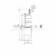 Grundfos submersible pump SBA 3-35 A 230V 50Hz 15m