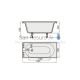SPN stone mass bathtub Samanta 1795x 798