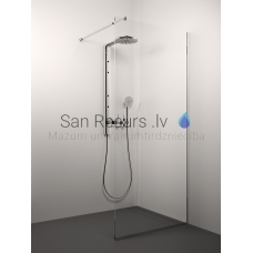 STIKLA SERVISS душевая стенка CONFORTO прозрачное стекло 200x 70