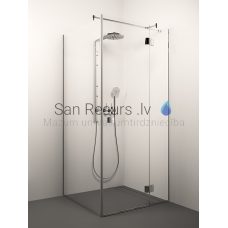 STIKLA SERVISS dušas kabīne MARIKA caurspīdīgs stikls 200x120x80