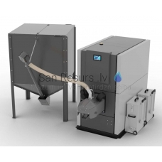 SOKOL granulinis katilas GRAND PELLET  50kW su automatiniu valymu