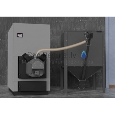SOKOL granulinis katilas GRAND PELLET 200kW su automatiniu valymu
