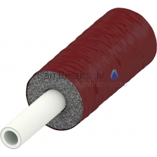 TECElogo 16mm PE-RT daugiasluoksnis vamzdis su 13mm raudona izoliacija rulonas eur/m