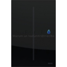 TECEfilo кнопка для писсуара, черное стекло 7.2v