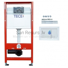 TECEprofil Base рама для унитаза, белая кнопка смыва
