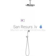 TRES RETRO SHOWER Электронный комплект для душа с термостатом встроенный SHOWER TECHNOLOGY, Хром