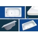 Steel bathtub ESTAP 105 x 65 cm