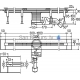 Viega Advantix Vario душевой канал/трап 300-1200mm