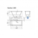 Akmens masas vanna Vispool Nordica 160 1600x750x620