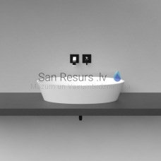 Vispool akmens masės kriauklė D 1 820 x 420 x 180