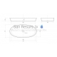 Vispool akmens masas izlietne D 3 760x370x100