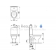 WC унитаз KOMPAS Rimless (универсальный выход)