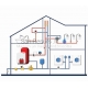 WATTS termostatinis vožtuvas AM61C AQUAMIX 32-50°С Kvs-1.5