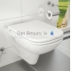 VITRA WC pakabinamas tualetas S20 su klozeto dangčiu