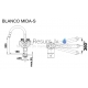 BLANCO stone mass kitchen faucet MIDA-S