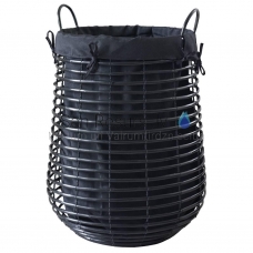 Ящик для белья Gisla, d = 400 мм, h = 600 мм, 105 л, черный