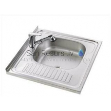 Stainless steel sink UKINOX STM 600.600 T 5K