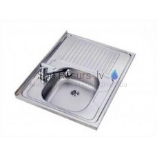 Stainless steel sink UKINOX STM 800.500 T 5K