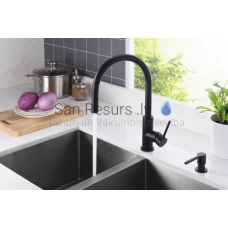 Virtuvės maišytuvas PORI-INOX / BLACK MAT