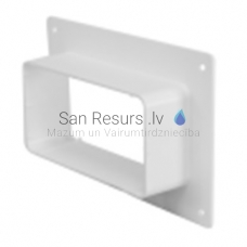 EUROPLAST flanšas su plokščia jungtimi, plastikas 110x55mm