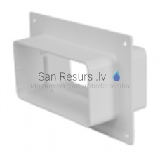 EUROPLAST flanšas su plokščia jungtimi, plastikas 110x55mm