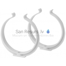 EUROPLAST plastikinis laikiklis, Ø100mm, 2pcs AZ100