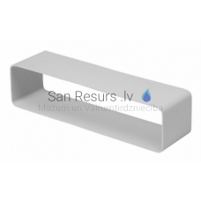 EUROPLAST apvaliojo kanalo jungties plastikas, 220x55mm KSF25