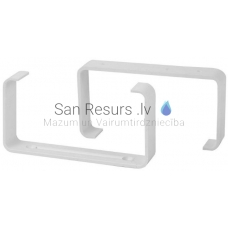 EUROPLAST plastikinis laikiklis, 110x55mm, 2pcs KZ