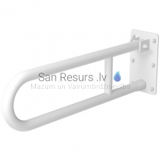 FANECO invalīdu atbalsta rokturis S32UUWC7 SW B, 220 x 700 x 120, oglekļa tērauds,  balts