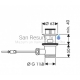 Hansgrohe sink faucet with pop-up FOCUS 190