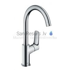 Hansgrohe kriauklės maišytuvas su pop-up LOGIS 210