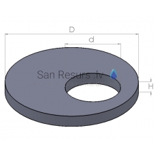 Žiedo dangtis KCP10  H-150 mm