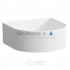 Praustuvas Sonar, 410x365 mm, h=130 mm, balta SaphirKeramik
