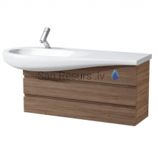 Praustuvo spintelė „Alessi One“, 995x320 mm, h = 485 mm, 2A, noce canaletto