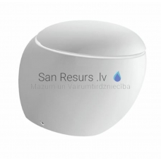 Унитаз Cleanet Navia Rimless, подвесной, 370x590 мм, с функцией биде, белый LCC